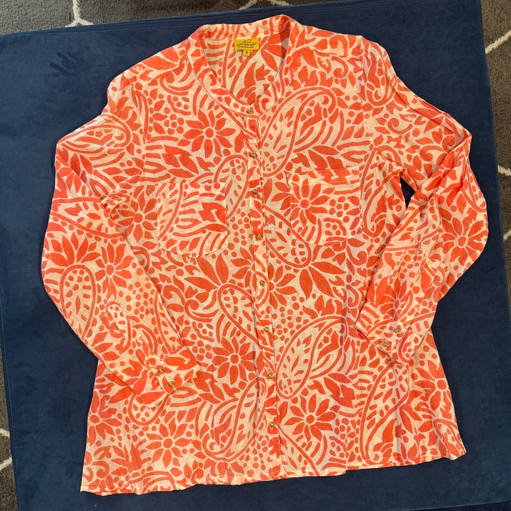 Women's Roberta Roller Rabbit Button Down Top Siz… - image 8